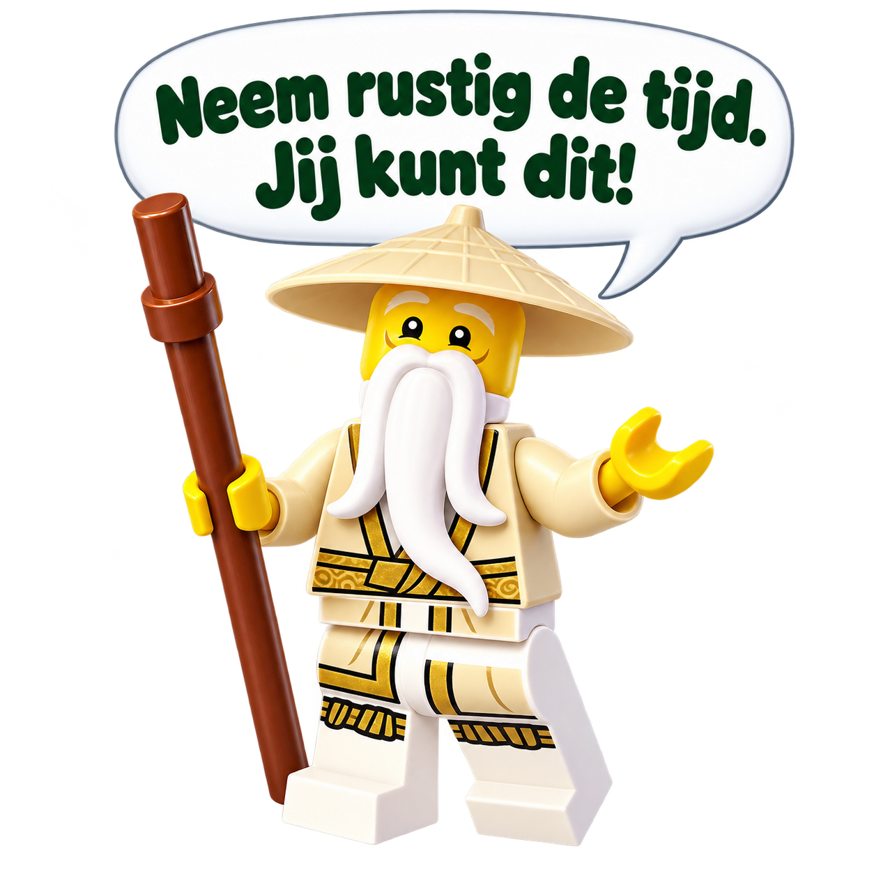Neem rustig de tijd. Jij kunt dit!