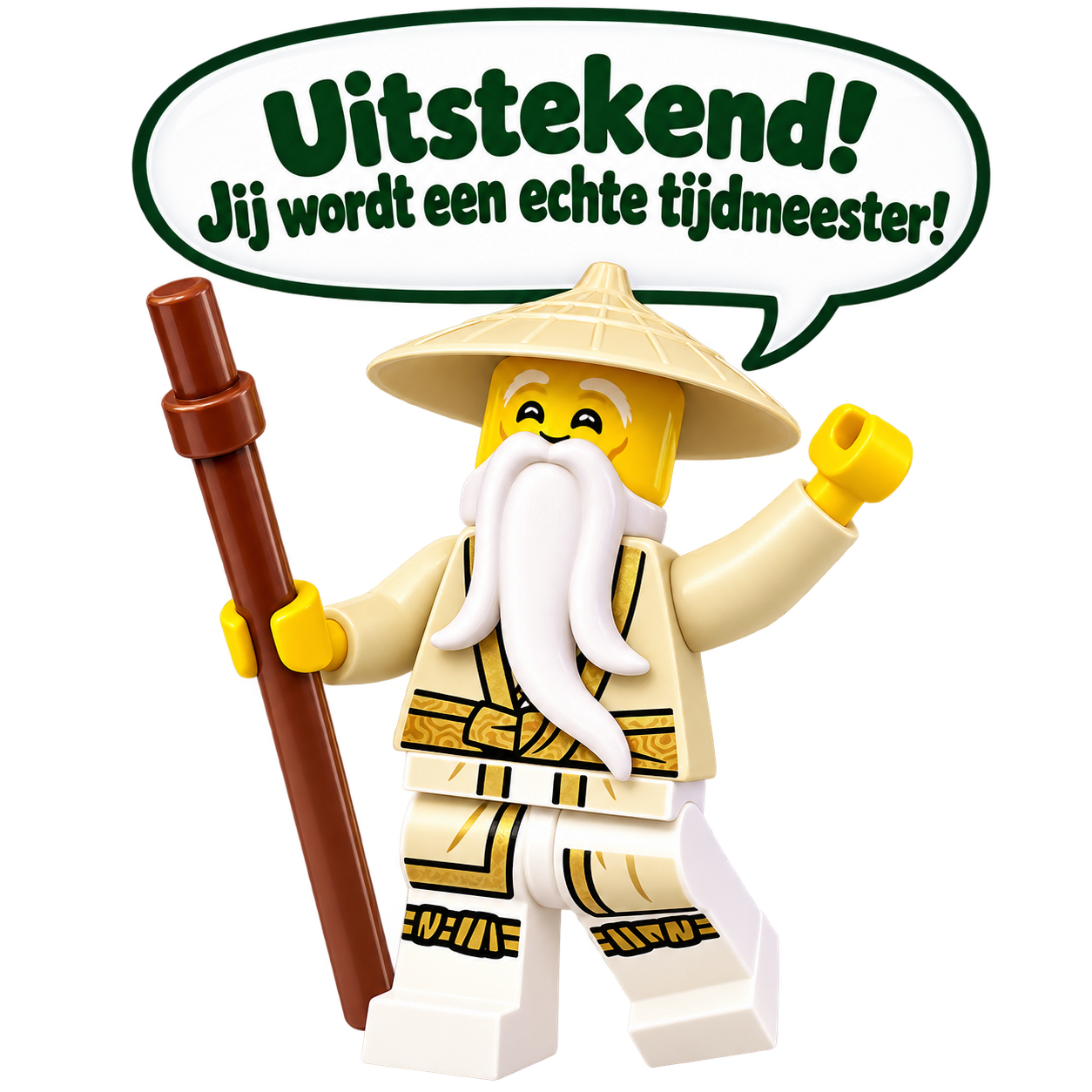 Uitstekend! Jij wordt een echte tijdmeester!