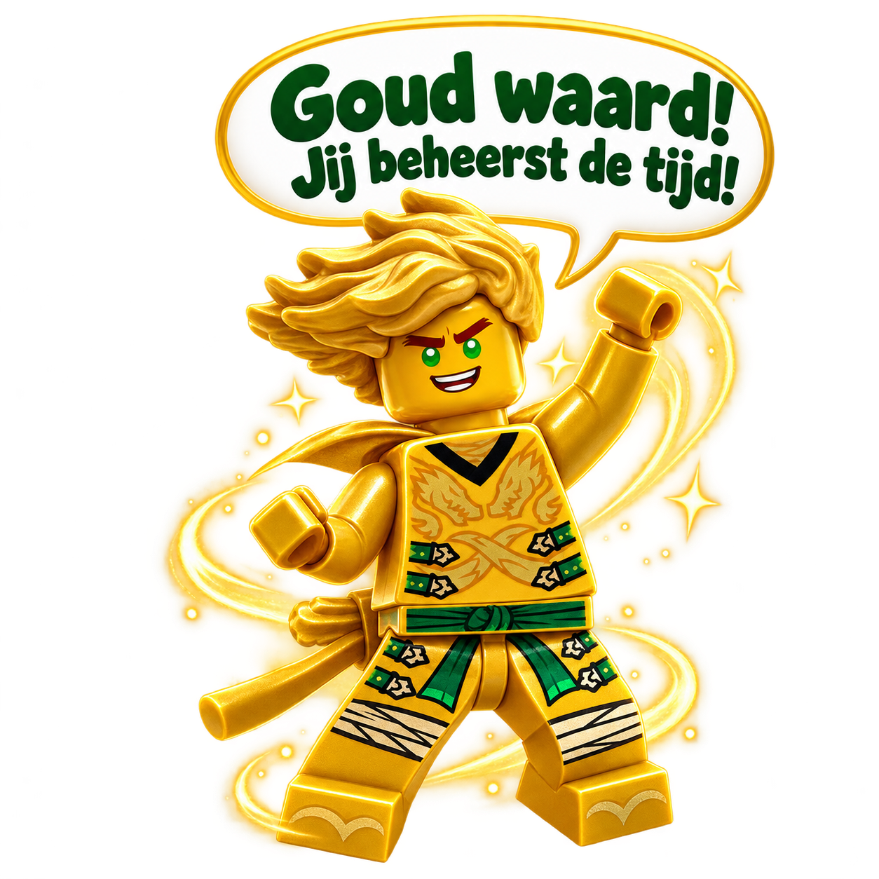 Goud waard! Jij beheerst de tijd!
